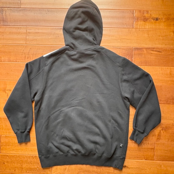 RARE Nike Air Jordan Jumpman Pullover Hoodie Fleece Sweater Mens XL Black - Picture 9 of 10